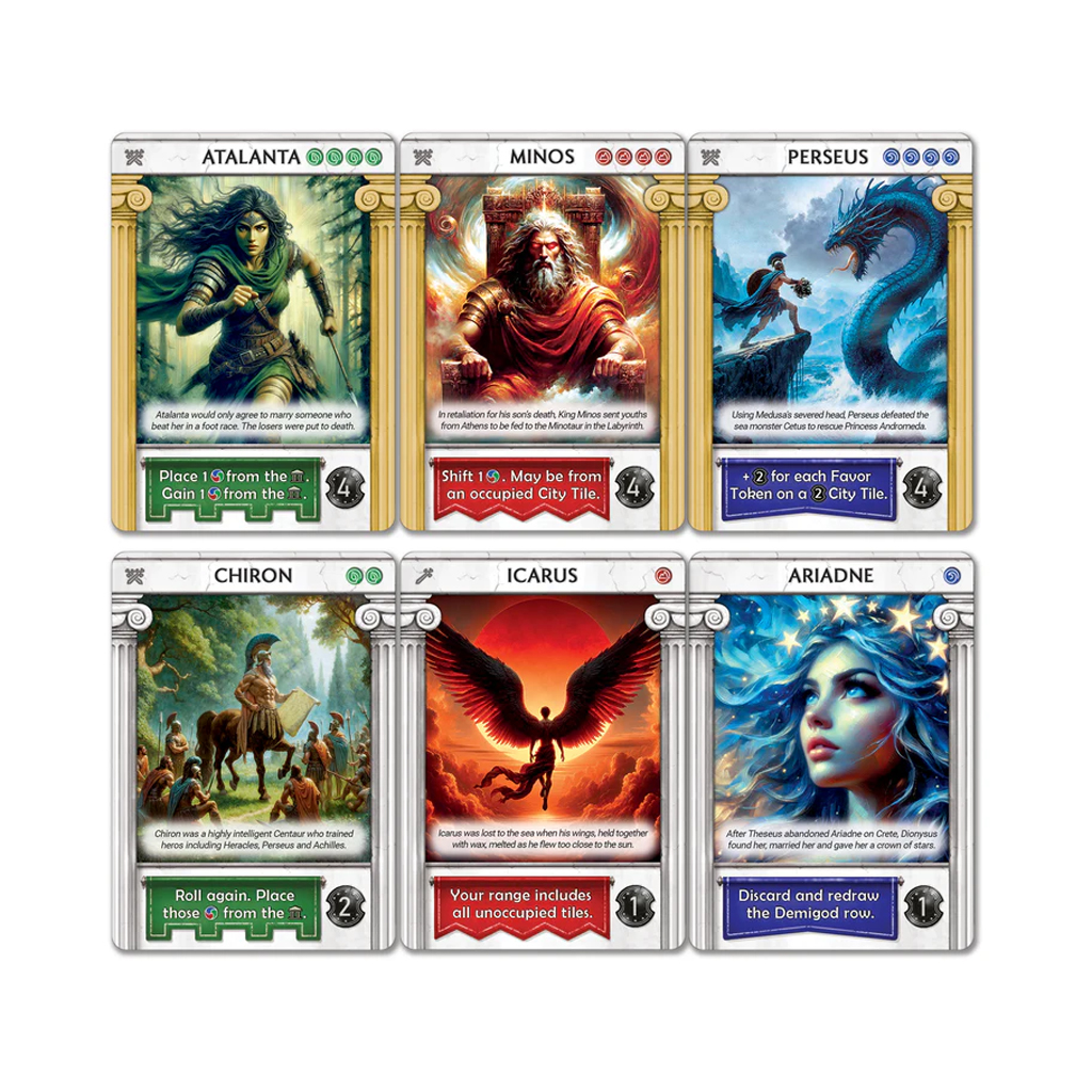 Pantheum Demigods of Olympia