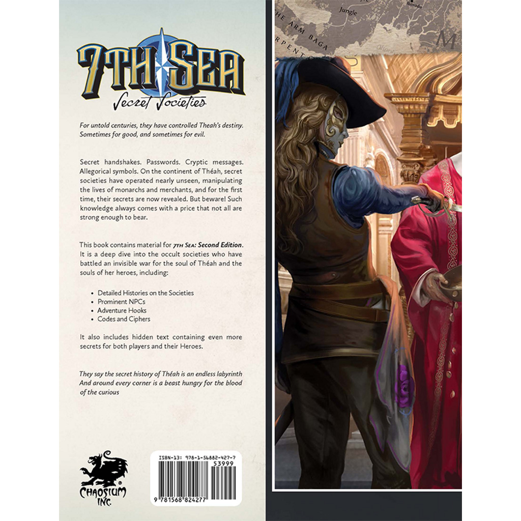 7th Sea Secret Societies HC