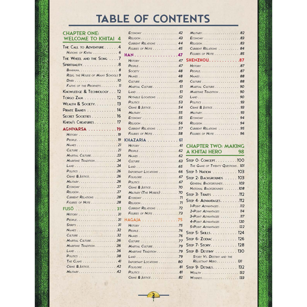 7th Sea Khitai Core Book HC