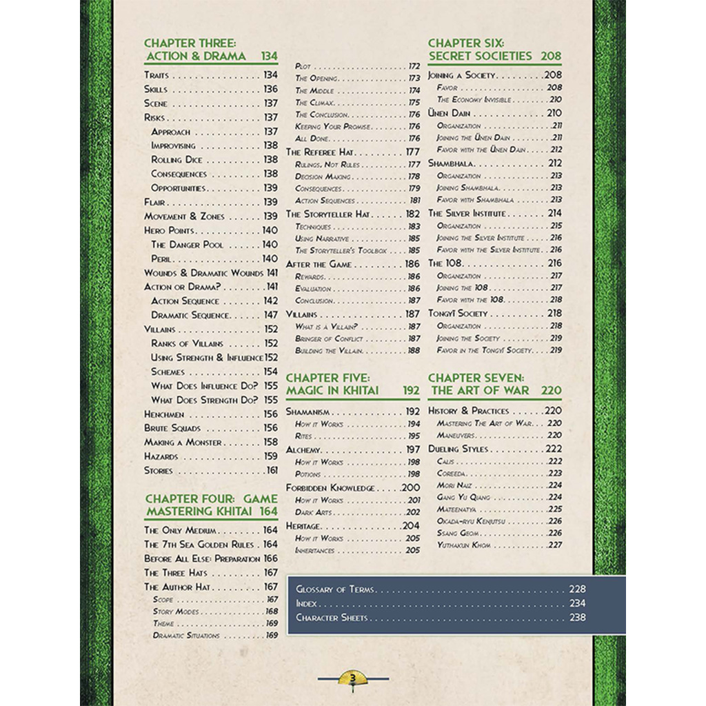 7th Sea Khitai Core Book HC