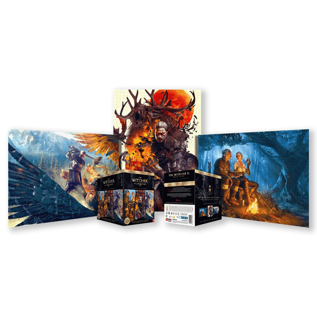 The Witcher 3 Anniversary Puzzle Trilogy 3x1000pcs
