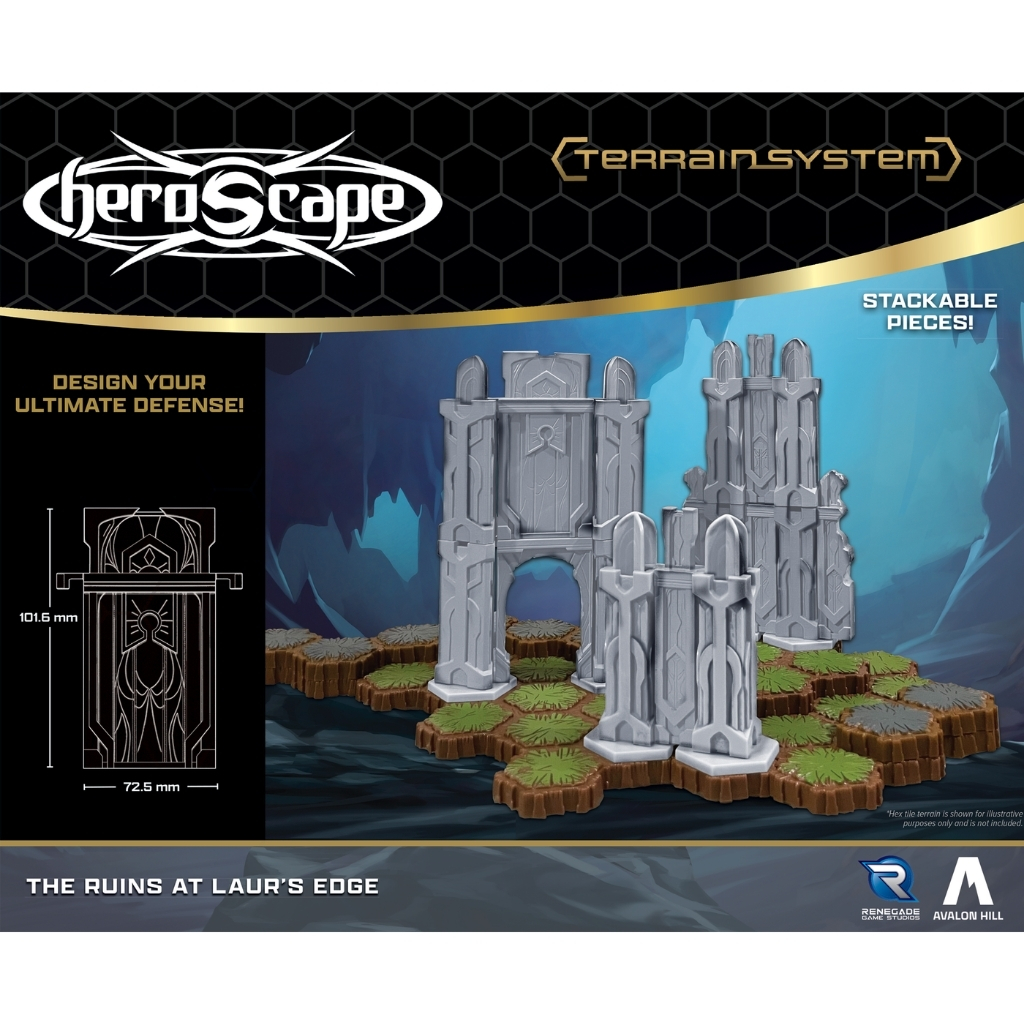 Heroscape The Ruins at Laur's Edge Terrain Exp.