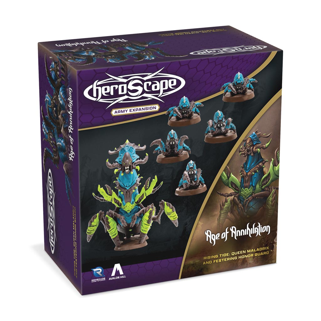 Heroscape RT Queen Maladrix-Honor Guard Exp.