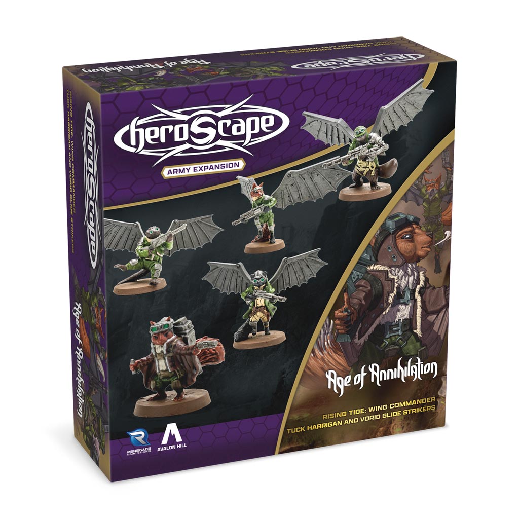 Heroscape RT Tuck Harrigan-Vorid Glidestrikers Exp