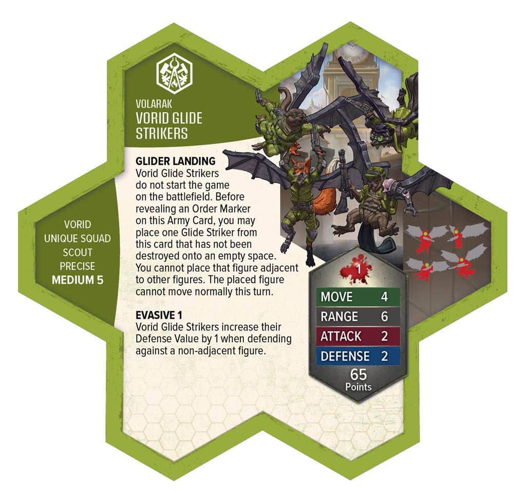 Heroscape RT Tuck Harrigan-Vorid Glidestrikers Exp