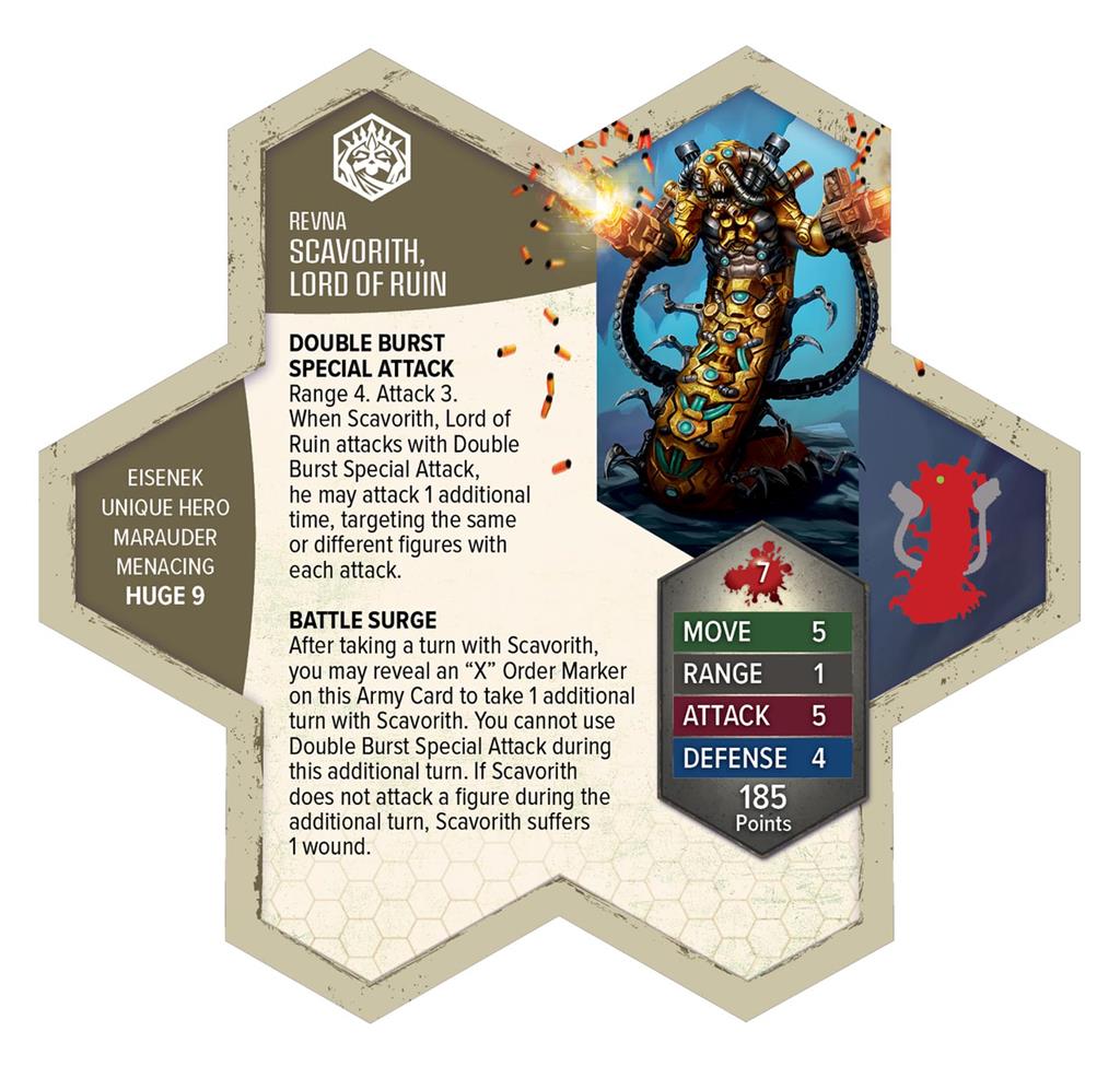 Heroscape Boiling Tension Scavorith Lord of Ruin