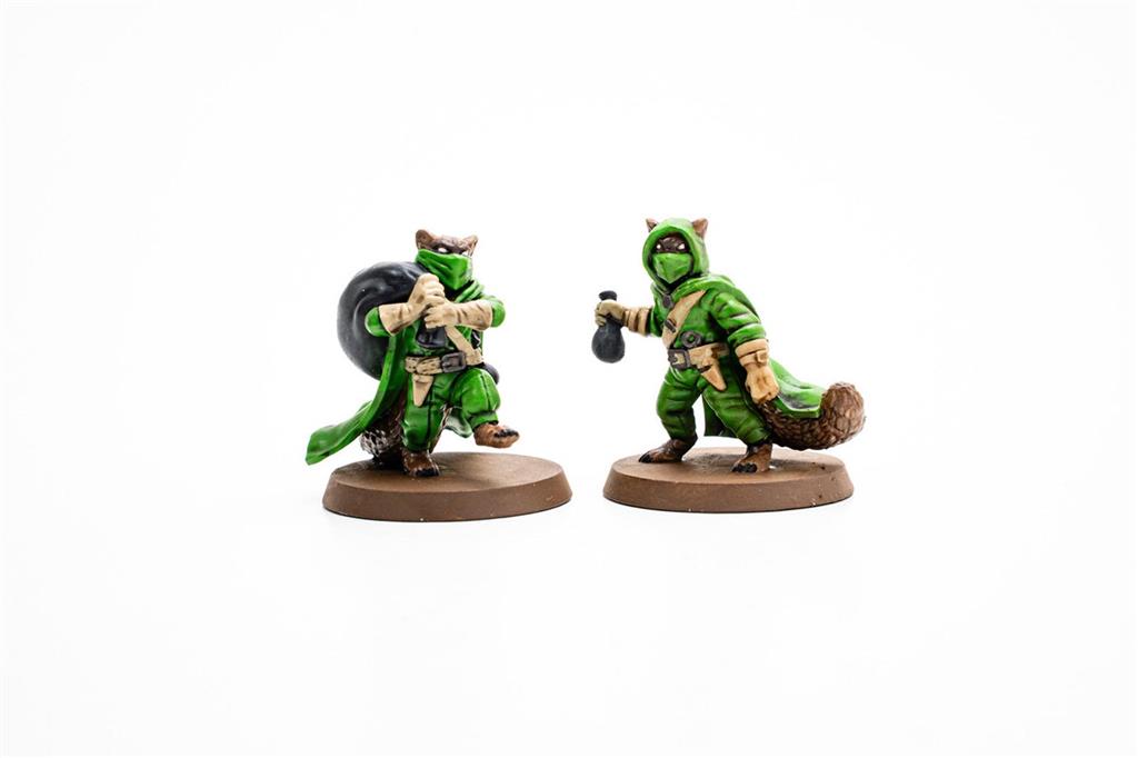 Heroscape BT Molten Crustaceans & Tanuki Trickster