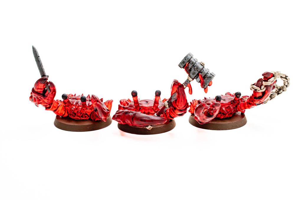 Heroscape BT Molten Crustaceans & Tanuki Trickster