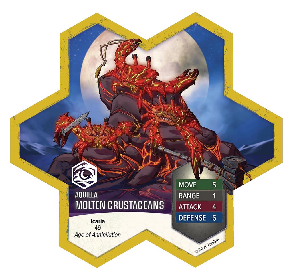 Heroscape BT Molten Crustaceans & Tanuki Trickster