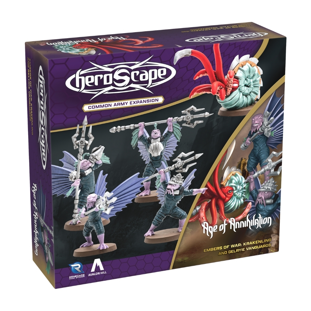 Heroscape Age of Annihilation Krakenling & Gelryie