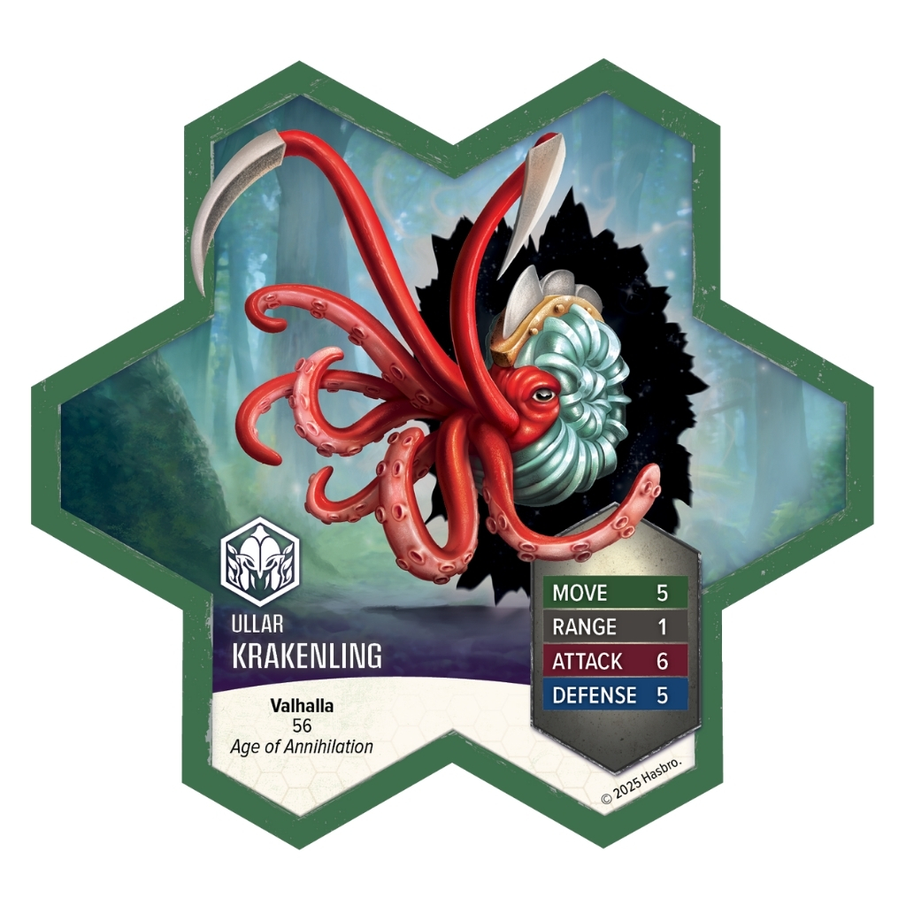 Heroscape Age of Annihilation Krakenling & Gelryie