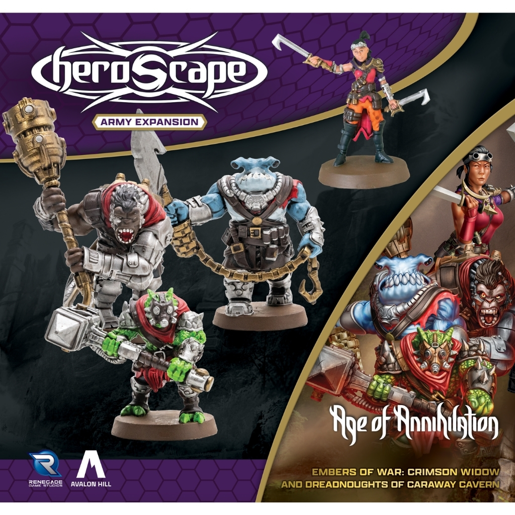 Heroscape Age of Annihlation Crimson & Dreadnought