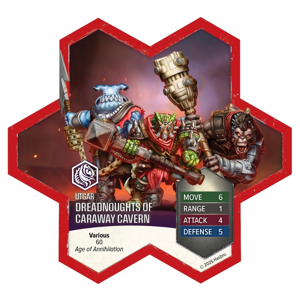 Heroscape Age of Annihlation Crimson & Dreadnought