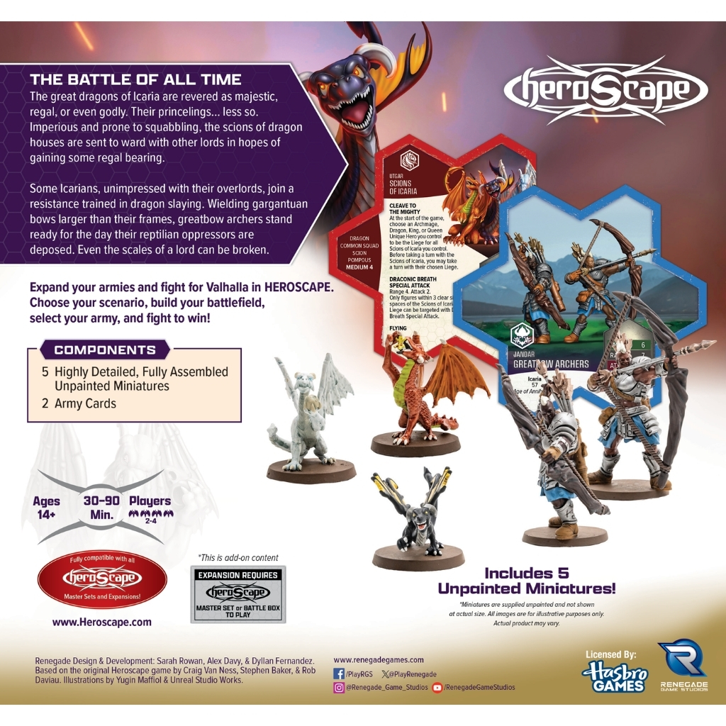 Heroscape Age of Annihilation Archers & Scions