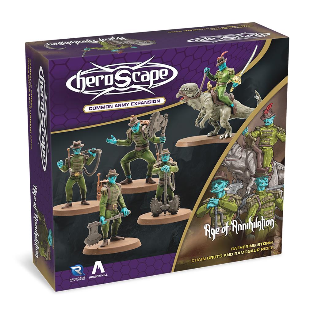 Heroscape Age of Annhilation Gruts and Ramosaur