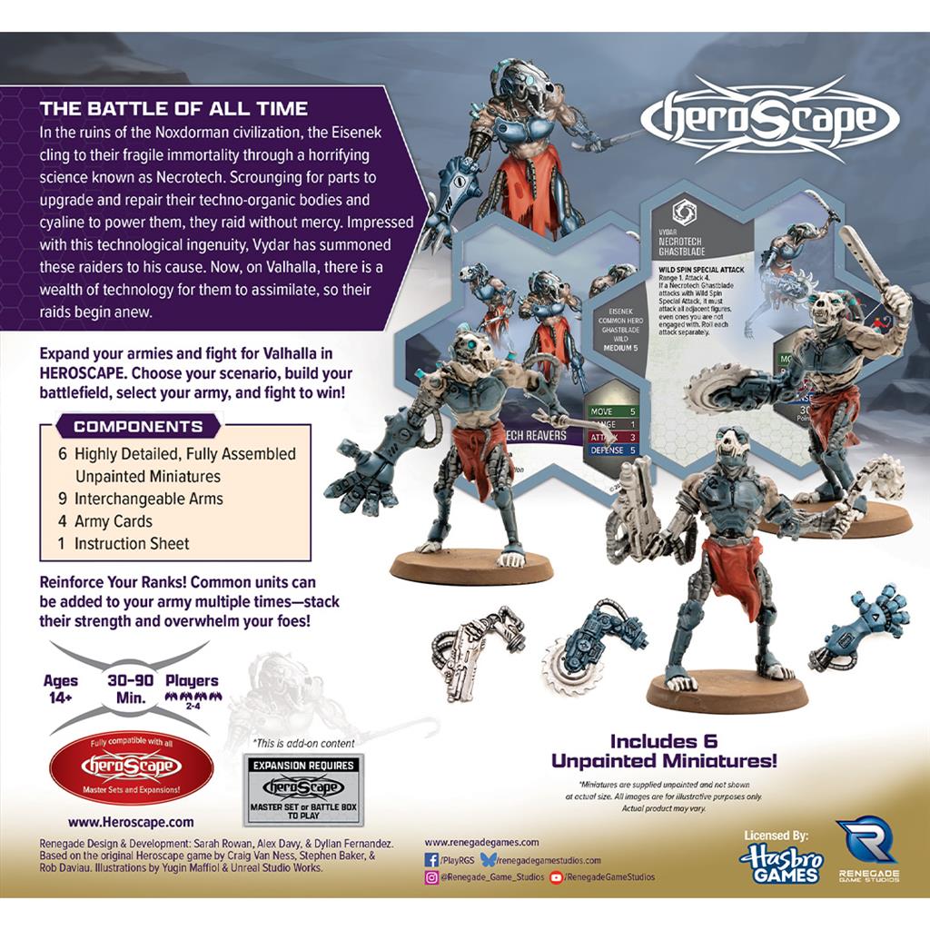 Heroscape Age of Annhilation Necrotech Reavers