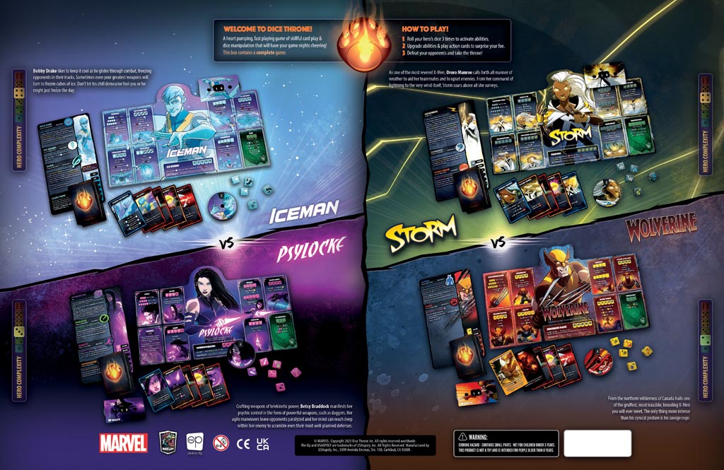 Dice Throne Marvel X-Men Box 1
