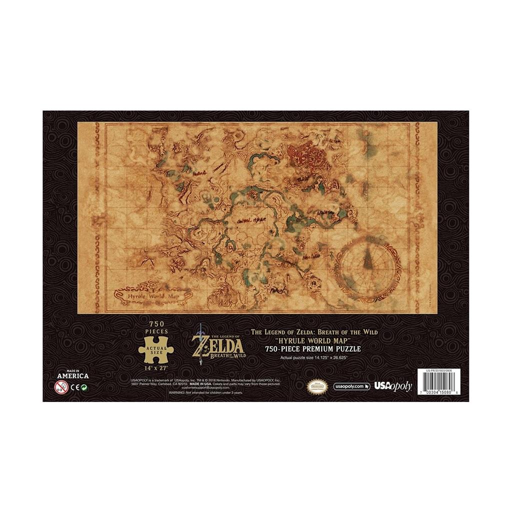 Zelda Hyrule Map Puzzle 1000 pcs