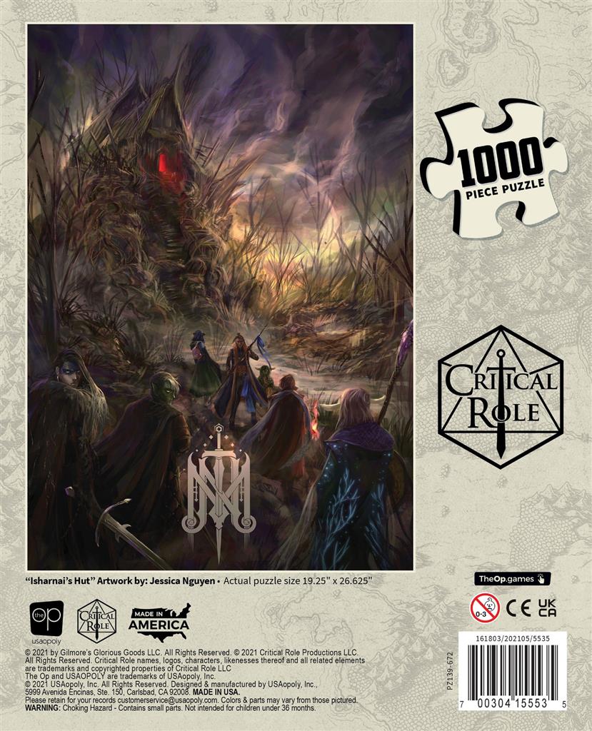 Critical Role Isharnai's Hut Puzzle 1000 pcs