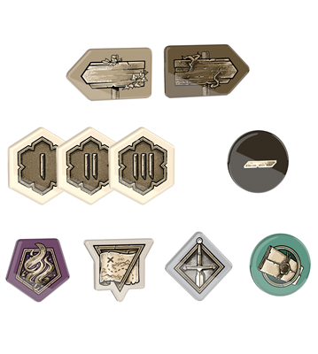 The Witcher Path of Destiny Acrylic Tokens