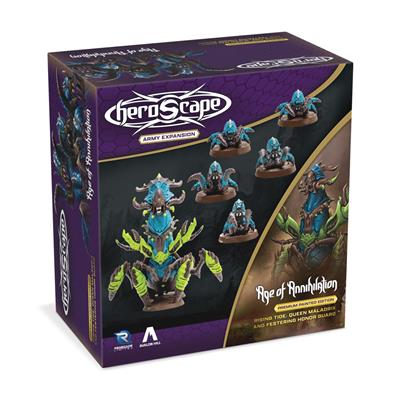 Heroscape RT Queen Maladrix-Honor Guard Painted Ex