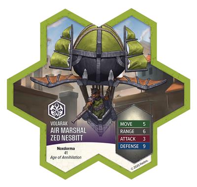Heroscape Boiling Tension Air Marshal Zed Nesbitt