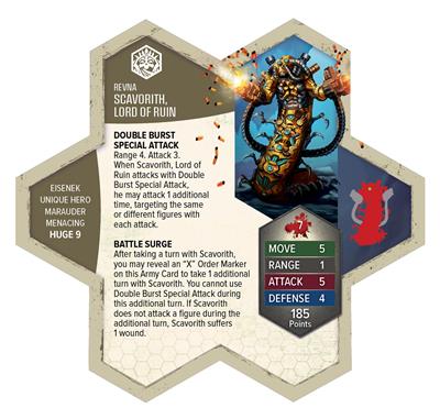 Heroscape Boiling Tension Scavorith Lord of Ruin
