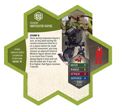 Heroscape Boiling Tension Imperator Kayne