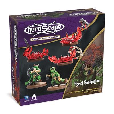 Heroscape BT Molten Crustaceans & Tanuki Trickster