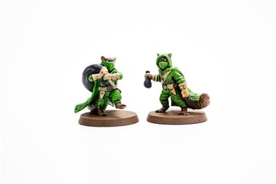 Heroscape BT Molten Crustaceans & Tanuki Trickster