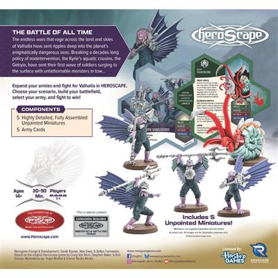 Heroscape Age of Annihilation Krakenling & Gelryie