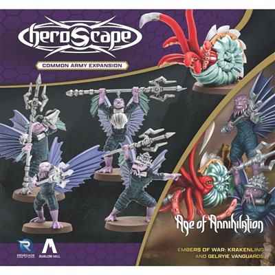 Heroscape Age of Annihilation Krakenling & Gelryie