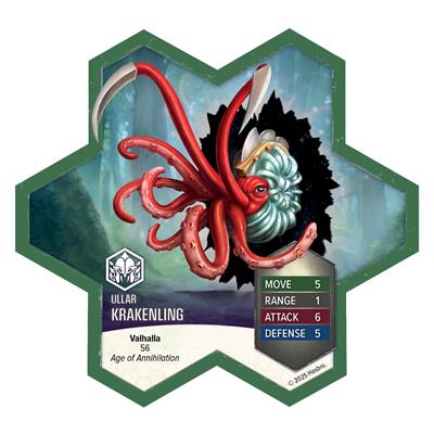 Heroscape Age of Annihilation Krakenling & Gelryie