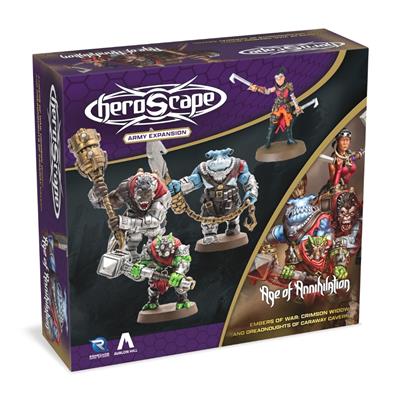 Heroscape Age of Annihlation Crimson & Dreadnought