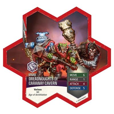 Heroscape Age of Annihlation Crimson & Dreadnought
