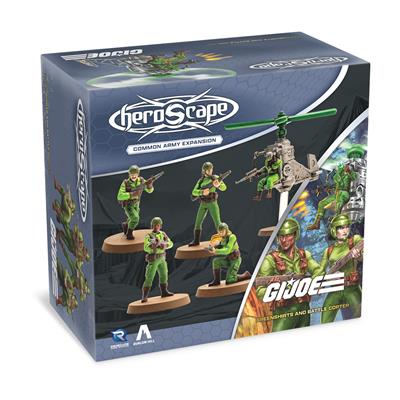 G.I. JOE Heroscape Greenshirts and Battle Copter