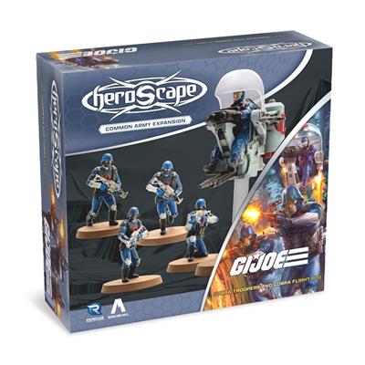 G.I. JOE Heroscape COBRA Troopers and COBRA flight