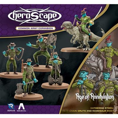 Heroscape Age of Annhilation Gruts and Ramosaur