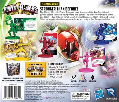 Power Rangers HotG Zeo Ranger Pack