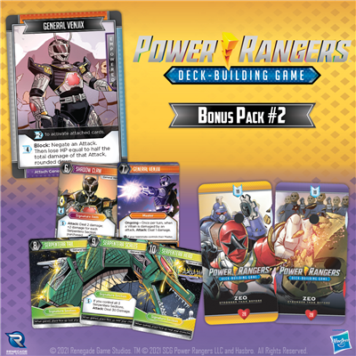 Power Rangers Deckbuilding Game RPM Bonus Pack #2