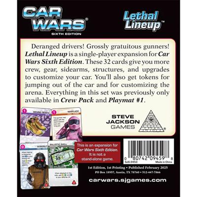 Car Wars Lethal Lineup