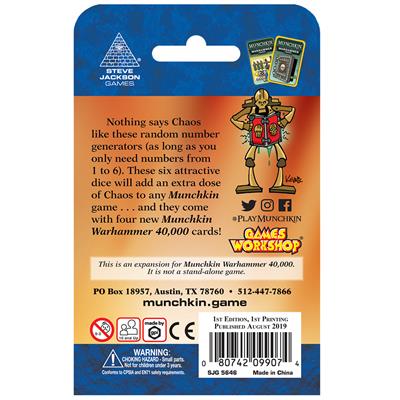 Munchkin Warhammer 40000 Chaos Dice