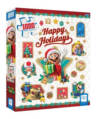 Super Mario Happy Holidays Puzzle 1000 pcs