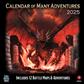 Calendar of Many Adventures 2025