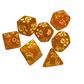 Kitten Polyhedral Dice Set Orange