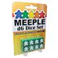 Meeple D6 Dice Set Green
